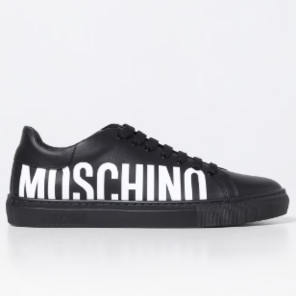 スニーカー Moschino SS25 Moschino Sneakers Black (MB15053G0M GR000A) Moschino sneakers men MB15053G0MGR000A Black logo detail